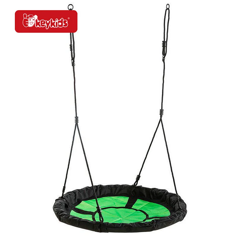 Large Round Flying Saucer Tree Swing for Kids Outdoors W01D295